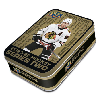 NHL cutii Cărți de hochei NHL 2021-22 Upper Deck Series 2 Tin Box