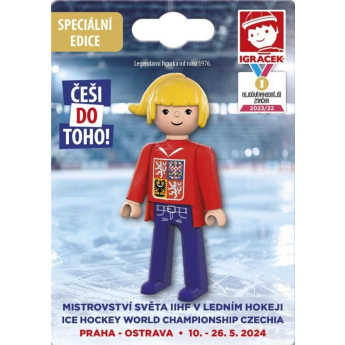 Echipa națională de hochei figurină woman ms hockey fan red