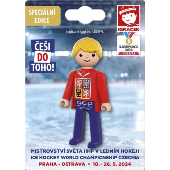 Echipa națională de hochei figurină man ms hockey fan red