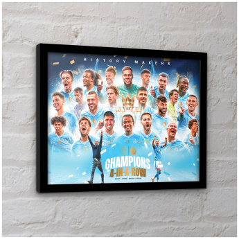 Manchester City poză în ramă Premier League Champions Framed Picture 30 x 40