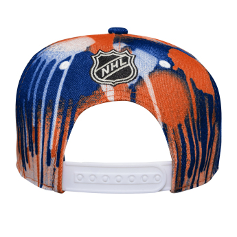 Edmonton Oilers șapcă flat de copii Paint Splatter Fashion Snapback