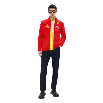 Ferrari geacă de bărbați Driver Softshell red F1 Team 2024