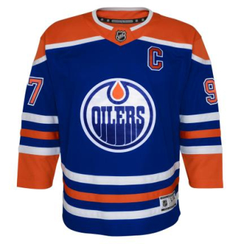 Edmonton Oilers tricou de hochei pentru copii Connor McDavid Premier Home