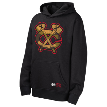 Chicago Blackhawks hanorac cu glugă pentru copii Down To The Wire Po Fleece Hood
