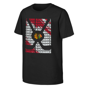 Chicago Blackhawks tricou de copii Box Ss Ctn Tee