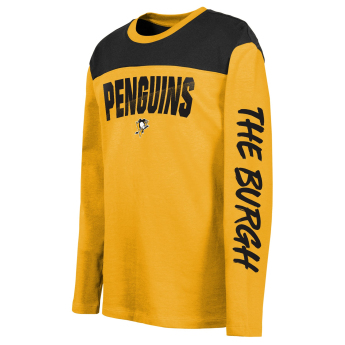 Pittsburgh Penguins tricou cu măneci lungi pentru copii Unbeaten Run Ls Crew Nk Tee