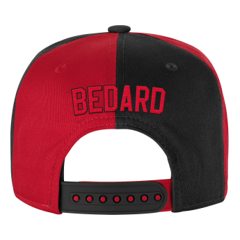 Chicago Blackhawks șapcă de baseball pentru copii Connor Bedard Pandemonium Tonal Flat Brim Sn