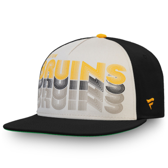 Boston Bruins șapcă flat True Classic Cream Black