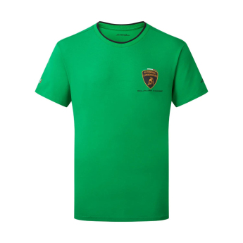 Lamborghini tricou de bărbați Squadra Corse green 2024
