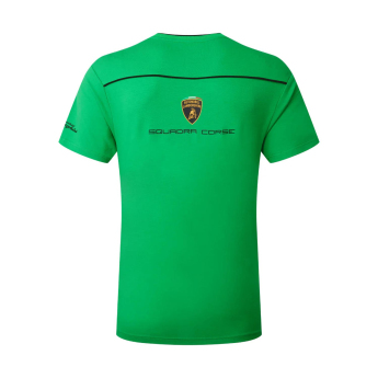 Lamborghini tricou de bărbați Squadra Corse green 2024