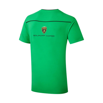 Lamborghini tricou de bărbați Squadra Corse green 2024