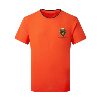 Lamborghini tricou de bărbați Squadra Corse orange 2024