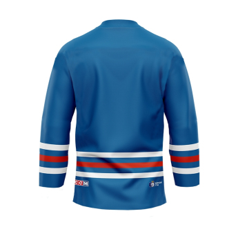 Echipa națională de hochei tricou de hochei Lukáš Sedlák #23 2023/2024 CCM Fandres replica - blue