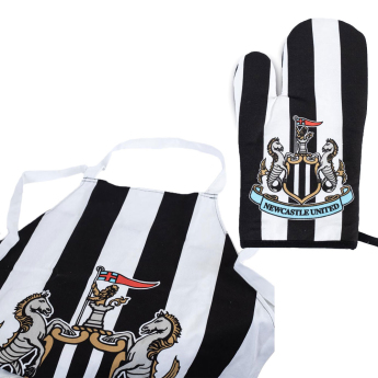 Newcastle United manușă de bucătărie și șorț Stripe design