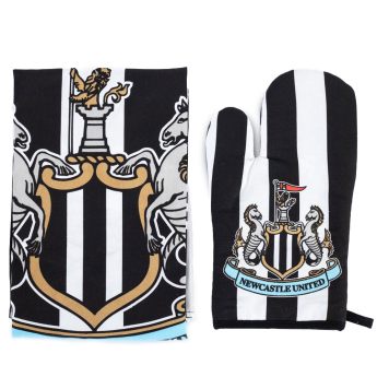 Newcastle United manușă de bucătărie și șorț Stripe design