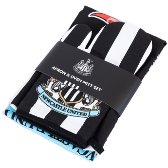 Newcastle United manușă de bucătărie și șorț Stripe design