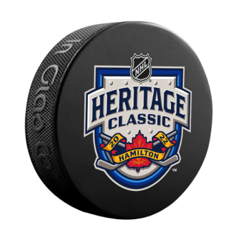 NHL produse puc Heritage Classic 2022 Hamilton Official Game Puck