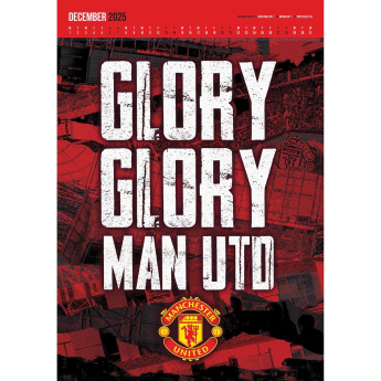 Manchester United calendar Deluxe 2025