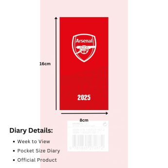 FC Arsenal jurnal Slim 2025