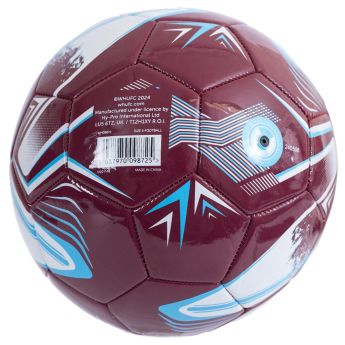 West Ham United balon de fotbal Turbine - size 5