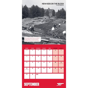 FC Arsenal calendar Legends Square 2025