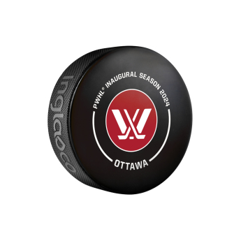 NHL produse puc 2024 Inaugural Season Official Game Hockey red