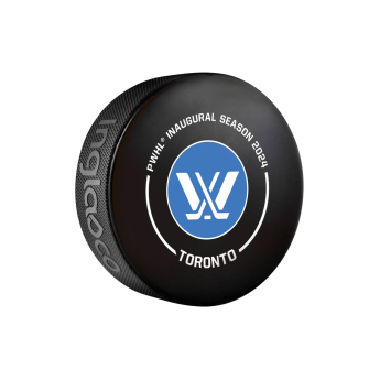 NHL produse puc 2024 Inaugural Season Official Game Hockey blue