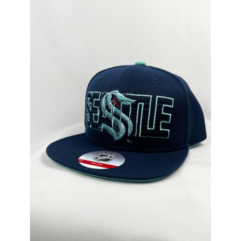 Seattle Kraken șapcă flat de copii Life Style Graphic Snapback