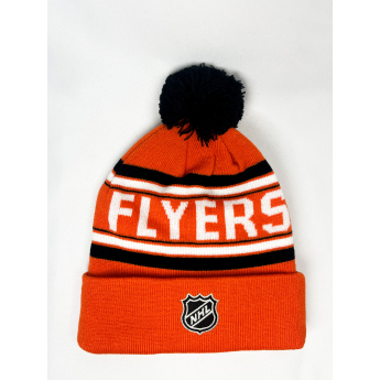 Philadelphia Flyers căciula de iarnă pentru copii Jacquard Cuffed Knit With Pom