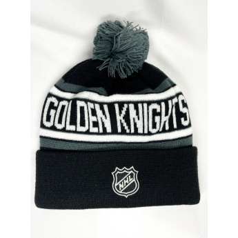Vegas Golden Knights căciula de iarnă pentru copii Jacquard Cuffed Knit With Pom