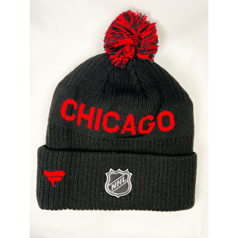 Chicago Blackhawks căciula de iarnă pentru copii Cufed Knit With Pom