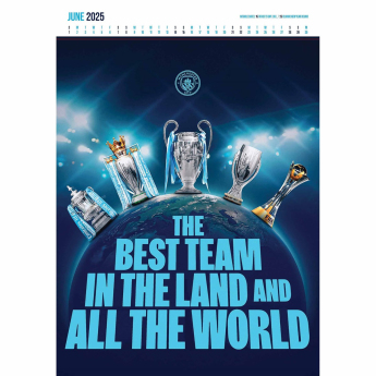 Manchester City calendar Deluxe 2025