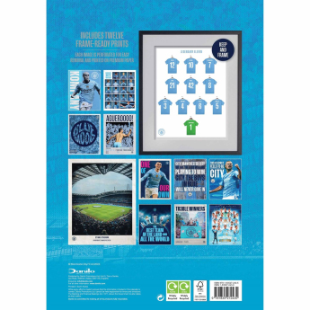 Manchester City calendar Deluxe 2025
