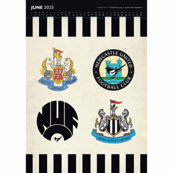 Newcastle United calendar Deluxe 2025
