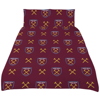 West Ham United cearșaf pentru pat dublu Colour Split King