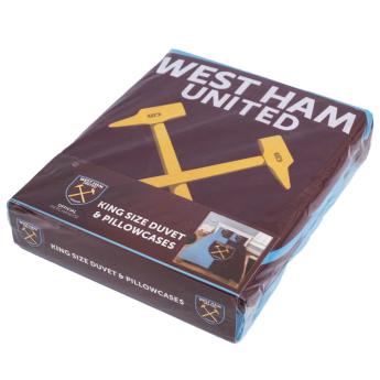West Ham United cearșaf pentru pat dublu Colour Split King