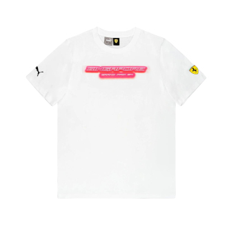 Ferrari tricou de bărbați Miami GP white F1 Team 2025