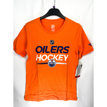 Edmonton Oilers tricou de copii Apro Wordmark Ss Ctn Tee