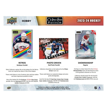 NHL cutii Cărți de hochei NHL 2023-24 Upper Deck O-Pee-Chee Platinum Hobby Box