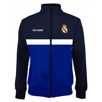 Real Madrid geacă de fotbal pentru bărbați Plus azul
