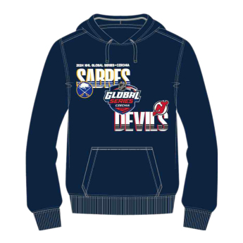 NHL produse hanorac cu glugă pentru copii 2024 Czechia Buffalo Sabres vs New Jersey Devils Match-Up Pullover Hoodie
