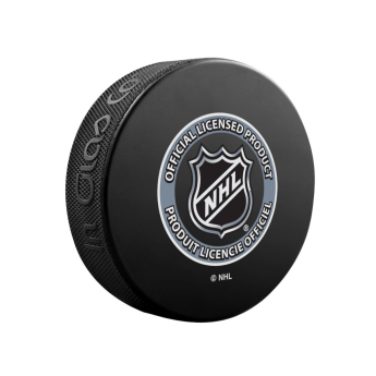 NHL produse puc NHL Global Series 2024 Czechia Buffalo Sabres vs New Jersey Devils Dueling Logo