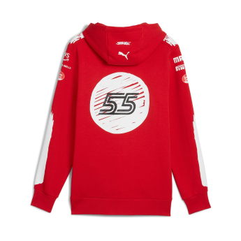 Ferrari hanorac de bărbați cu glugă Carlos Sainz by Joshua Vides F1 Team 2024