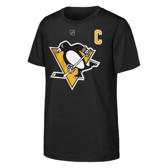 Pittsburgh Penguins tricou de copii Sidney Crosby Flat Captains N&N Ctn Tee