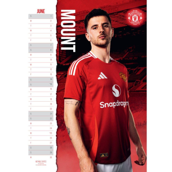 Manchester United calendar 2025