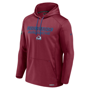 Colorado Avalanche hanorac de bărbați cu glugă AP Rink Poly Fleece Pullover Hood
