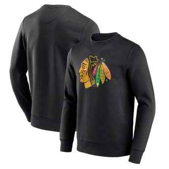 Chicago Blackhawks hanorac de bărbați Primary Logo Graphic Crew Sweatshirt - VALUE