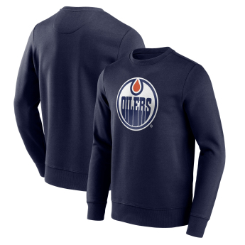 Edmonton Oilers hanorac de bărbați Primary Logo Graphic Crew Sweatshirt - VALUE