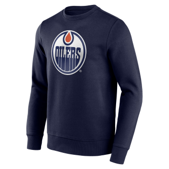 Edmonton Oilers hanorac de bărbați Primary Logo Graphic Crew Sweatshirt - VALUE