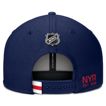 New York Rangers șapcă flat AP Rink Prime Structured Mid Crown Adj. Squarevisor Snapback